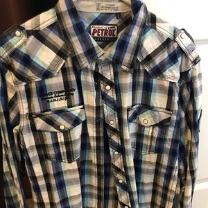 Men’s Petrol Industries button down shirt